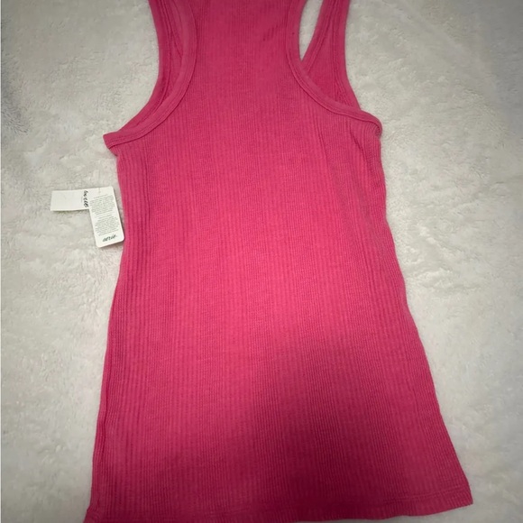 Pink Ribbed Snap Button Top - Picture 4 of 5